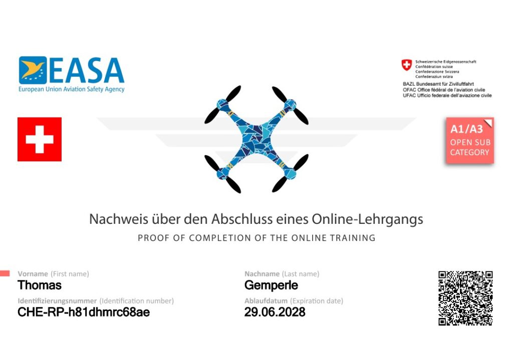 Drohnenpilot A1 A3