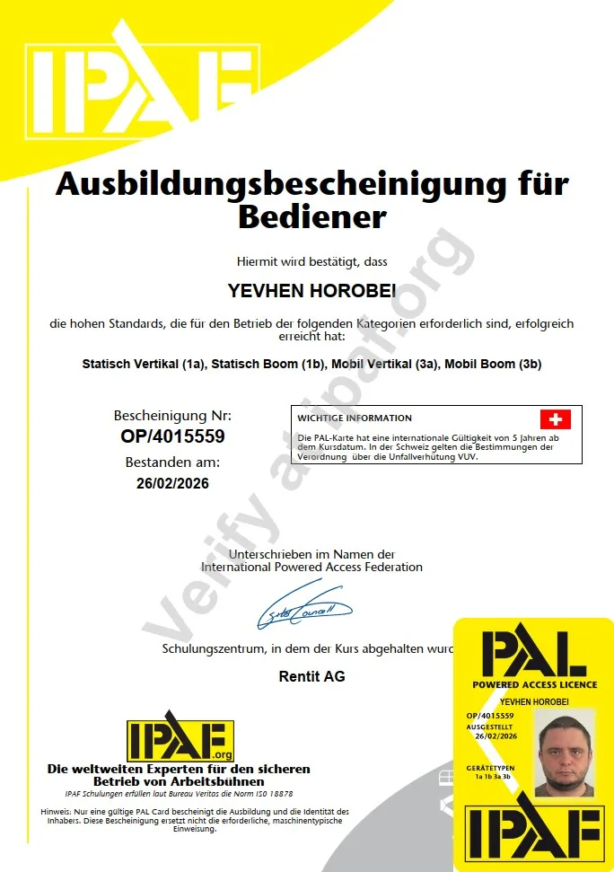 IPAF Eugen Horobei